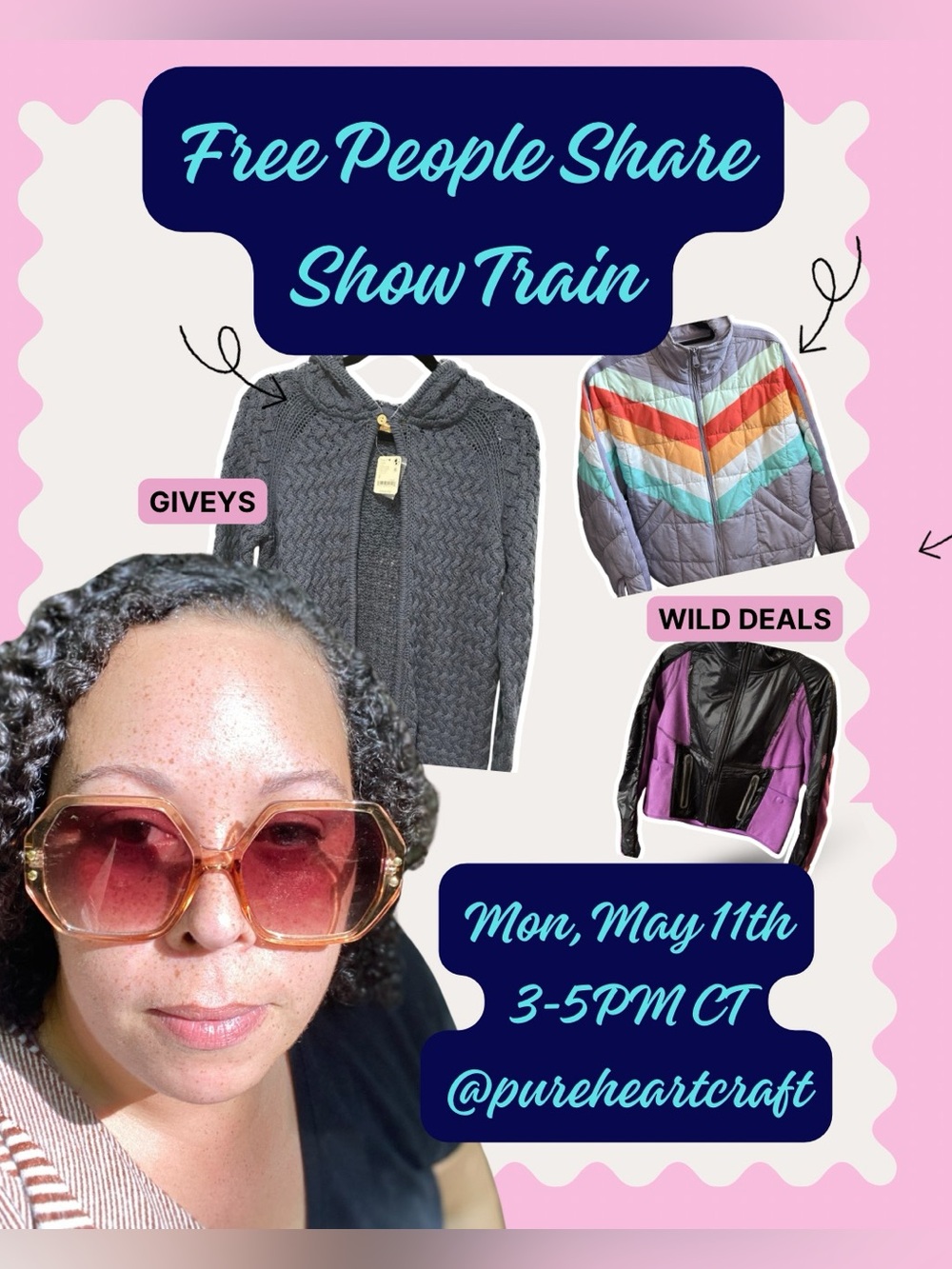 Free People Share Show @pureheartcraft Station